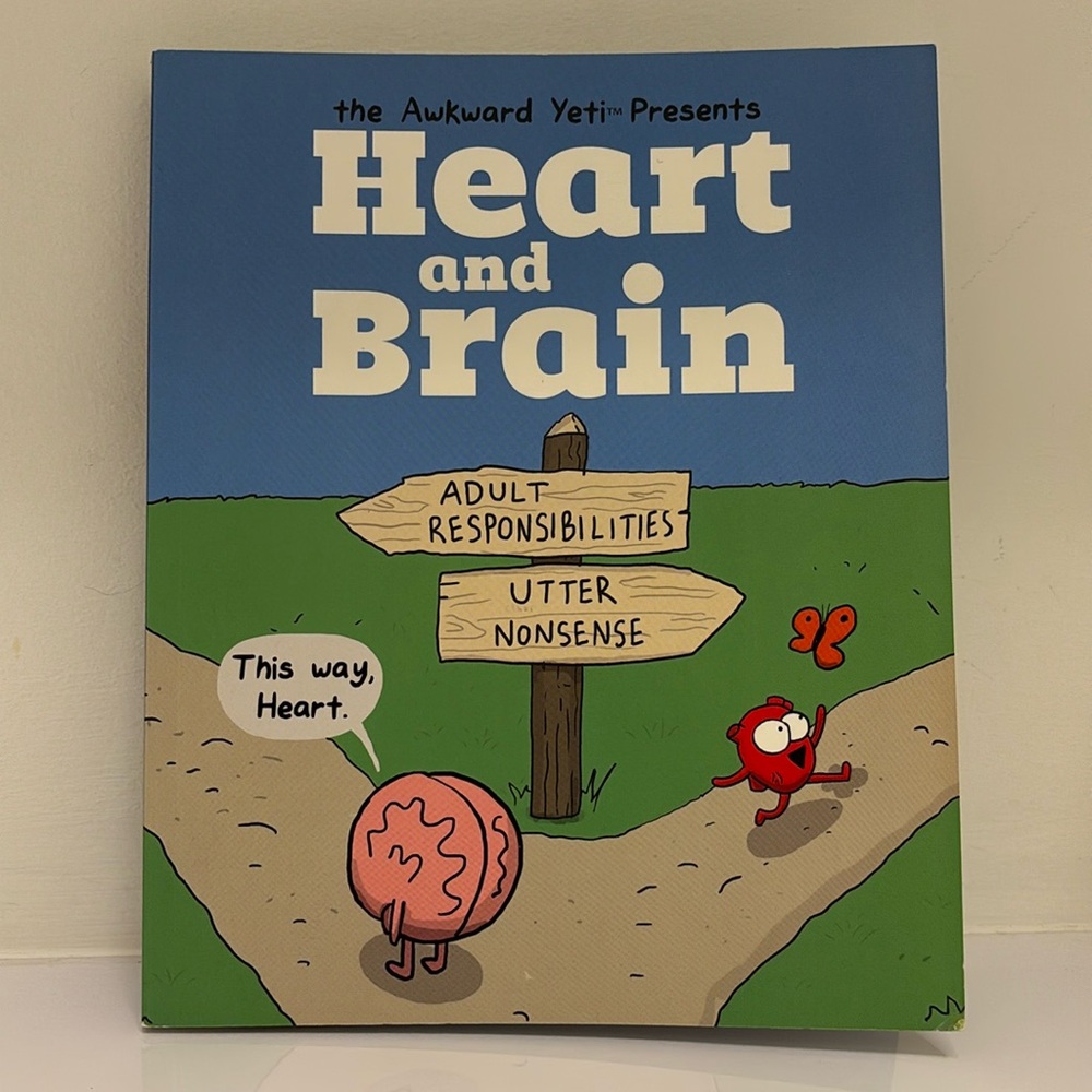 The Awkward Yeti Presents Heart And Brain | softcover comic book